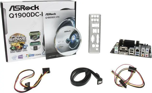 Alt view image 6 of 5 - ASRock Q1900DC-ITX Intel Celeron J1900 Motherboard / CPU / VGA Combo