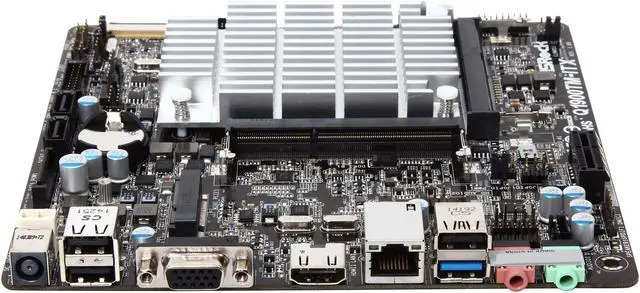 Alt view image 2 of 5 - ASRock Q1900TM-ITX Intel Quad-Core Processor J1900 (2 GHz) Thin Mini-ITX Motherboard / CPU / VGA Combo