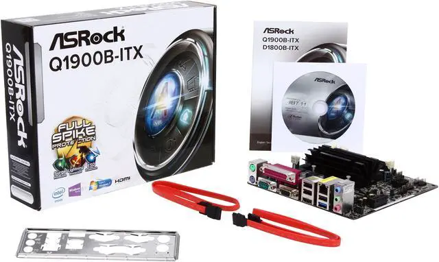 Alt view image 6 of 5 - ASRock Q1900B-ITX Intel Celeron J1900 2.0GHz Mini ITX Motherboard / CPU / VGA Combo