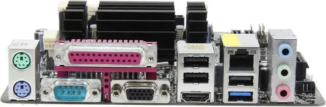 Alt view image 3 of 5 - ASRock D1800B-ITX Intel Celeron J1800 2.41 GHz Mini ITX Motherboard / CPU / VGA Combo