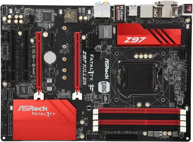 Alt view image 4 of 6 - ASRock ASRock Fatal1ty Gaming Fatal1ty Z97 Killer LGA 1150 Intel Z97 HDMI USB 3.0 ATX Intel Motherboard