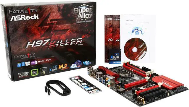 Alt view image 6 of 5 - ASRock ASRock Fatal1ty Gaming Fatal1ty H97 Killer LGA 1150 Intel H97 HDMI USB 3.0 ATX Intel Motherboard