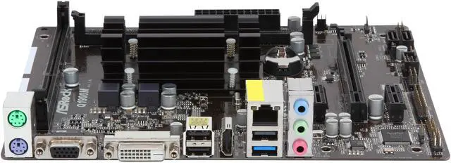 Alt view image 2 of 5 - ASRock Q1900M Intel Quad-Core Celeron Processor J1900 Micro ATX Motherboard / CPU / VGA Combo