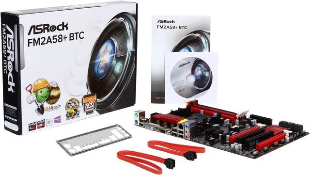 Alt view image 5 of 5 - ASRock FM2A58+ BTC FM2+ / FM2 AMD A58 (Bolton D2) ATX AMD Motherboard