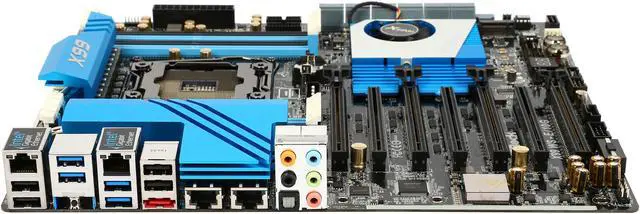 Alt view image 2 of 5 - ASRock X99 WS-E/10G LGA 2011-v3 Intel X99 USB 3.0 Extended ATX Intel Motherboard