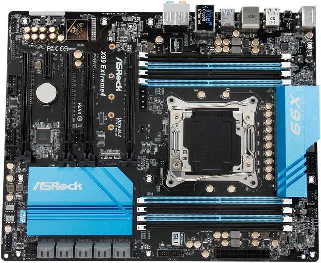 Alt view image 4 of 5 - ASRock X99 Extreme4 LGA 2011-v3 Intel X99 USB 3.1 ATX Intel Motherboard