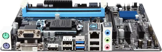 Alt view image 2 of 5 - ASRock H97M Anniversary LGA 1150 Intel H97 HDMI USB 3.0 Micro ATX Intel Motherboard