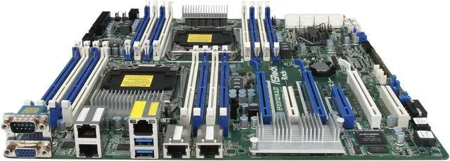 Alt view image 2 of 5 - ASRock EP2C612D16-2L2T SSI EEB Server Motherboard Dual Socket LGA 2011 R3