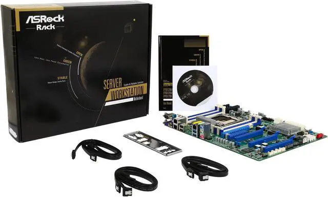 Alt view image 5 of 5 - AsRock Rack EPC612D8A ATX Server Motherboard Socket LGA 2011 R3 Intel C612