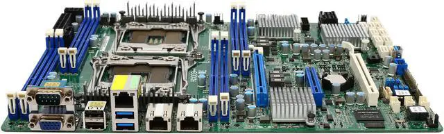 Alt view image 2 of 5 - ASRock EP2C612D8-8R SSI ATX Server Motherboard Dual Socket LGA 2011 R3