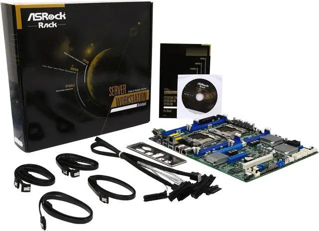 Alt view image 5 of 5 - ASRock EP2C612D8-8R SSI ATX Server Motherboard Dual Socket LGA 2011 R3