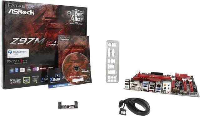 Alt view image 5 of 5 - ASRock ASRock Fatal1ty Gaming Fatal1ty Z97M Killer LGA 1150 Intel Z97 HDMI USB 3.0 Micro ATX Intel Motherboard