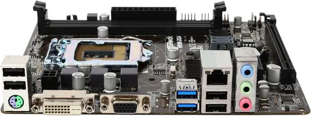 Alt view image 2 of 5 - ASRock H81M-DG4 LGA 1150 Intel H81 USB 3.0 Micro ATX Intel Motherboard