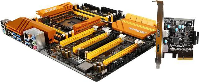Main image of ASRock X99 OC Formula/3.1 LGA 2011-v3 Intel X99 USB 3.1 USB 3.0 Extended ATX Intel Motherboard