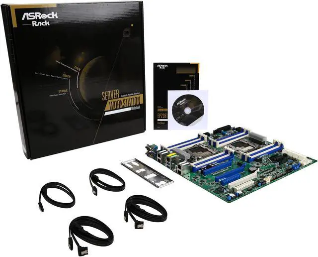 Alt view image 5 of 5 - ASRock Rack EP2C612D16C-4L SSI EEB Server Motherboard Dual Socket LGA 2011 R3 Intel C612