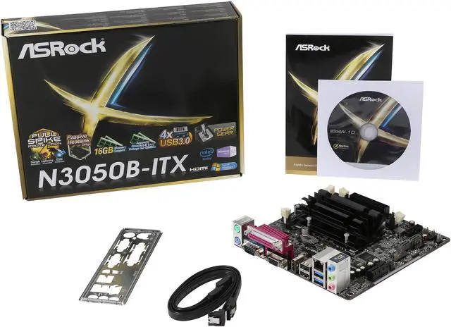Alt view image 5 of 5 - ASRock N3050B-ITX Intel Dual-Core Processor N3050 (up to 2.16 GHz) Mini ITX Motherboard / CPU / VGA Combo