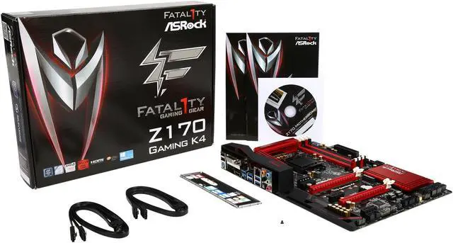 Alt view image 5 of 5 - ASRock ASRock Fatal1ty Gaming Z170 Gaming K4 LGA 1151 Intel Z170 HDMI USB 3.0 ATX Intel Motherboard