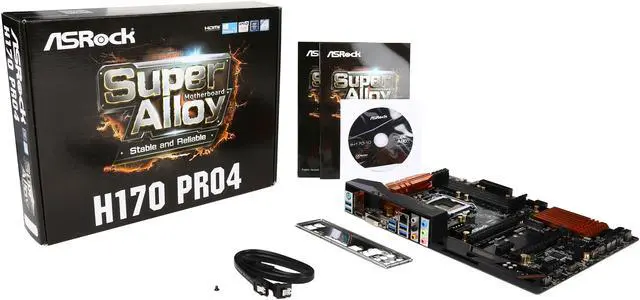 Alt view image 5 of 5 - ASRock H170 Pro4 LGA 1151 Intel H170 HDMI USB 3.0 ATX Intel Motherboard