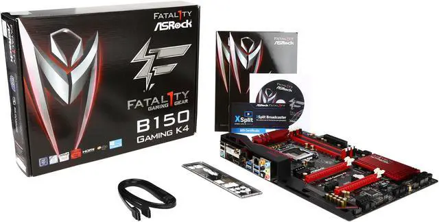 Alt view image 6 of 5 - ASRock ASRock Fatal1ty Gaming B150 Gaming K4 LGA 1151 Intel B150 HDMI USB 3.0 ATX Intel Motherboard
