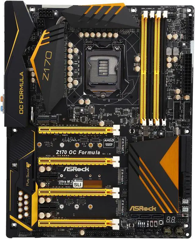 Alt view image 4 of 5 - ASRock Z170 OC Formula LGA 1151 Intel Z170 HDMI USB 3.1 USB 3.0 ATX Intel Motherboard