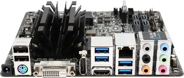 Alt view image 2 of 5 - ASRock N3150DC-ITX Intel Quad-Core Processor N3150 (up to 2.08 GHz) Mini ITX Motherboard / CPU / VGA Combo