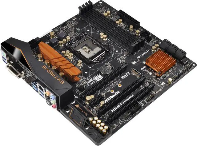 Main image of ASRock Z170M Extreme4 LGA 1151 Intel Z170 HDMI USB 3.1 USB 3.0 Micro ATX Intel Motherboard