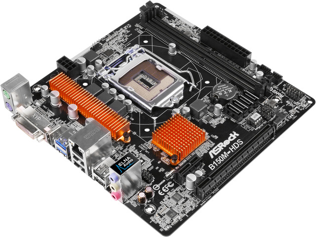 thumbnail image 2 of Used ASUS B150M-C LGA 1151 DDR4 Micro ATX Motherboard – With I/O Shield (Pulled From Working PC) 2 of 4