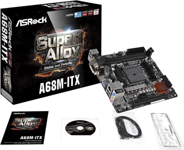 Alt view image 5 of 5 - ASRock A68M-ITX FM2+ / FM2 AMD A68H FCH (Bolton D2H) USB 3.0 HDMI Mini ITX AMD Motherboard