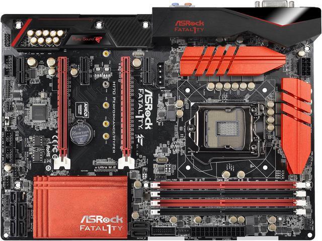 Alt view image 2 of 5 - ASRock ASRock Fatal1ty Gaming H170 Performance/Hyper LGA 1151 Intel H170 HDMI USB 3.0 ATX Intel Motherboard