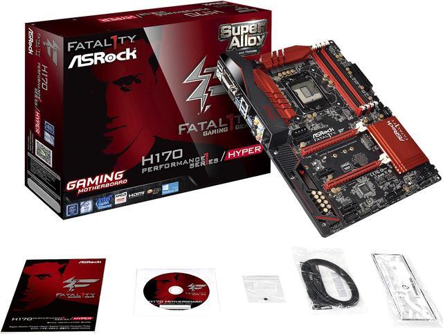 Alt view image 5 of 5 - ASRock ASRock Fatal1ty Gaming H170 Performance/Hyper LGA 1151 Intel H170 HDMI USB 3.0 ATX Intel Motherboard
