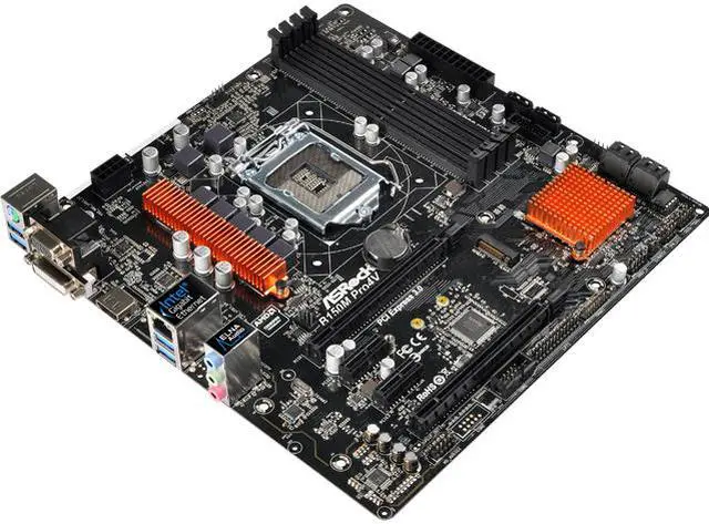 ASRock B150M Pro4V LGA 1151 Micro ATX Motherboards - Intel 