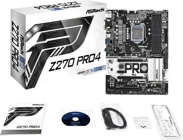 Alt view image 5 of 6 - ASRock Z270 Pro4 LGA 1151 Intel Z270 HDMI USB 3.0 ATX Motherboards - Intel
