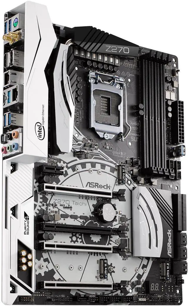 Alt view image 3 of 7 - ASRock Z270 TAICHI LGA 1151 Intel Z270 HDMI USB 3.1 ATX Motherboards - Intel