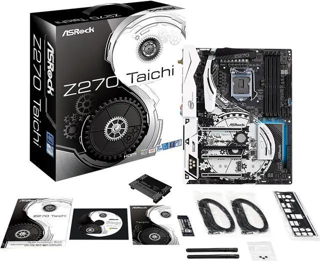 Alt view image 6 of 7 - ASRock Z270 TAICHI LGA 1151 Intel Z270 HDMI USB 3.1 ATX Motherboards - Intel