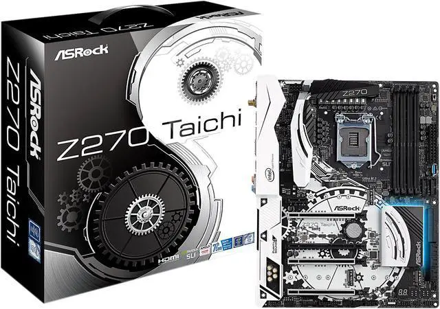 Alt view image 7 of 7 - ASRock Z270 TAICHI LGA 1151 Intel Z270 HDMI USB 3.1 ATX Motherboards - Intel