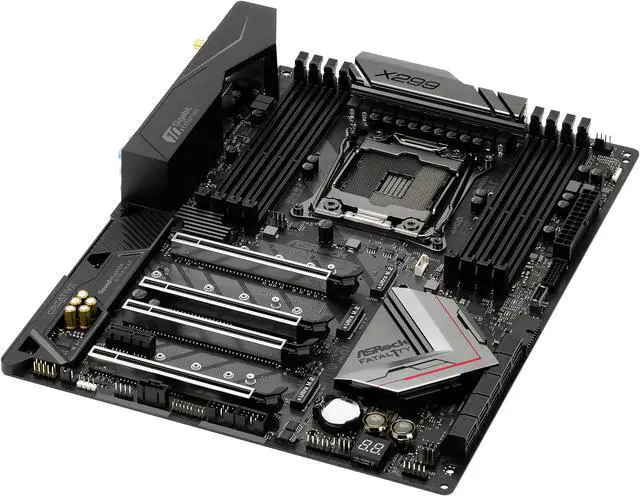 Alt view image 2 of 7 - ASRock Fatal1ty X299 Professional Gaming i9 LGA 2066 Intel X299 USB 3.1 USB 3.0 ATX Intel Motherboard