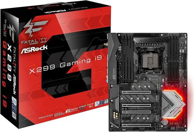 Alt view image 7 of 7 - ASRock Fatal1ty X299 Professional Gaming i9 LGA 2066 Intel X299 USB 3.1 USB 3.0 ATX Intel Motherboard