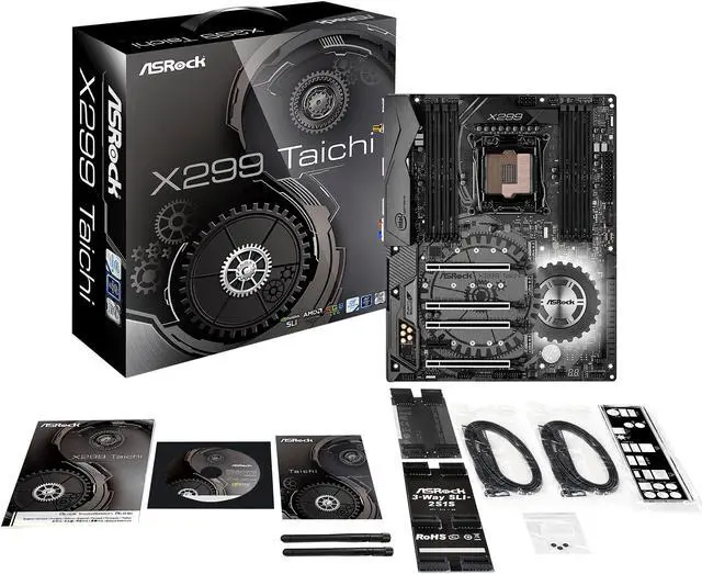 Alt view image 4 of 5 - ASRock X299 Taichi LGA 2066 Intel X299 USB 3.1 ATX Intel Motherboard