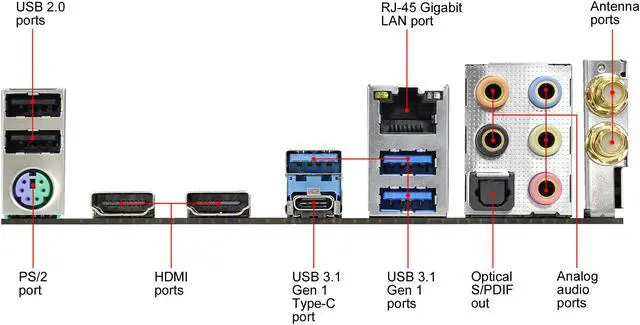 Alt view image 3 of 10 - ASRock Fatal1ty X370 Gaming-ITX/ac AM4 AMD Promontory X370 USB 3.1 HDMI Mini ITX AMD Motherboard