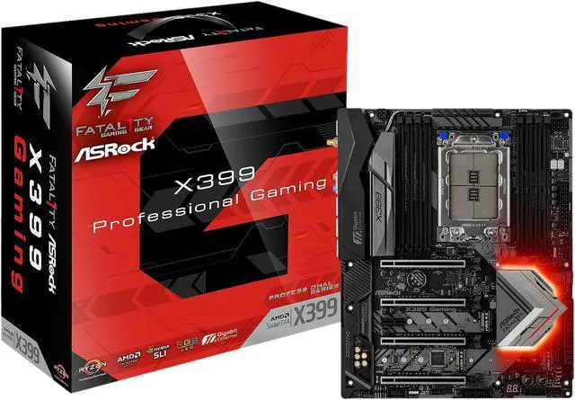 Alt view image 7 of 8 - ASRock Fatal1ty X399 Professional Gaming sTR4 AMD X399 ATX AMD Motherboard