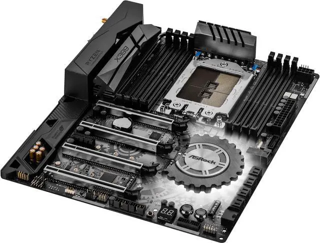 Alt view image 3 of 8 - ASRock X399 Taichi sTR4 AMD X399 ATX AMD Motherboard