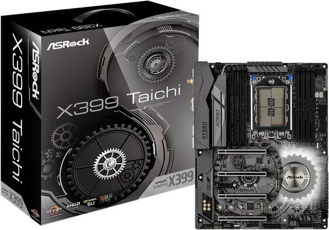Alt view image 7 of 8 - ASRock X399 Taichi sTR4 AMD X399 ATX AMD Motherboard