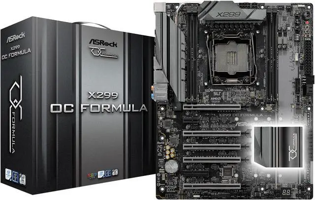 Alt view image 7 of 7 - ASRock X299 OC FORMULA LGA 2066 Intel X299 USB 3.1 ATX Intel Motherboard