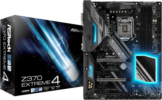 Alt view image 11 of 11 - ASRock Z370 Extreme4 LGA 1151 (300 Series) Intel Z370 HDMI USB 3.1 ATX Intel Motherboard