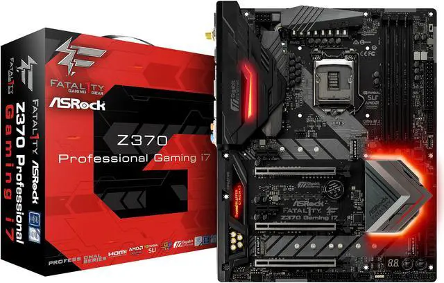 Alt view image 9 of 9 - ASRock Z370 Professional Gaming i7 LGA 1151 (300 Series) Intel Z370 HDMI USB 3.1 ATX Intel Motherboard