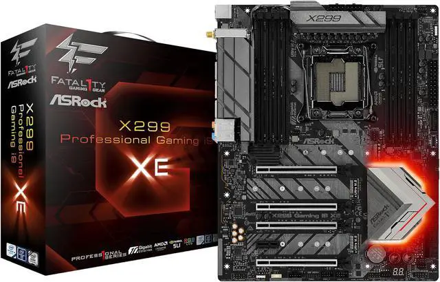 Alt view image 8 of 8 - ASRock Fatal1ty X299 Professional Gaming i9 XE LGA 2066 Intel X299 USB 3.1 ATX Intel Motherboard
