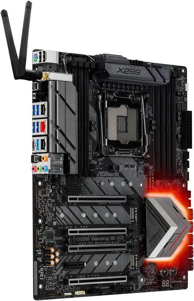 Alt view image 4 of 8 - ASRock Fatal1ty X299 Professional Gaming i9 XE LGA 2066 Intel X299 USB 3.1 ATX Intel Motherboard