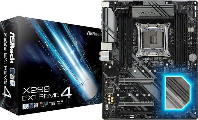 Alt view image 10 of 10 - ASRock X299 EXTREME4 LGA 2066 Intel X299 USB 3.1 ATX Intel Motherboard