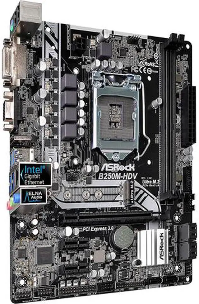 ASRock MB-B250M-HDV LGA 1151 Intel Motherboard - Newegg.com