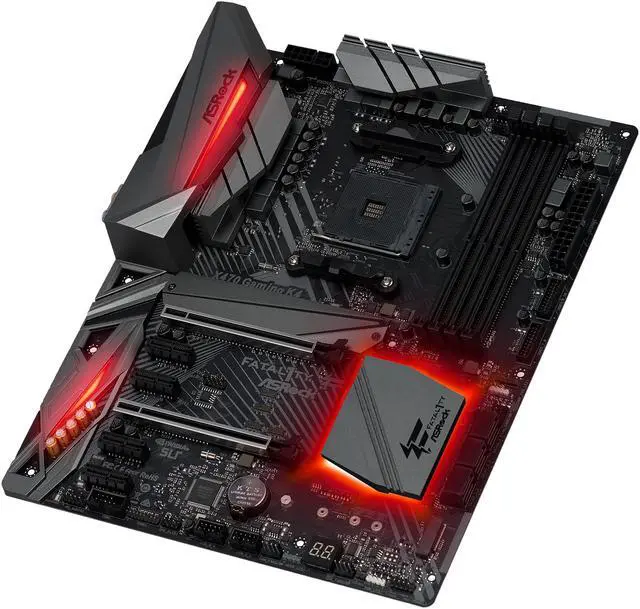 Alt view image 3 of 10 - ASRock Fatal1ty X470 Gaming K4 AM4 AMD Ryzen 3000 Series CPU Ready ATX AMD Motherboard